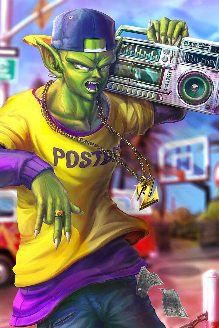 Piccolo 'drip' Hip Hop Swag Poster Wall Art Print Home Wall Decor