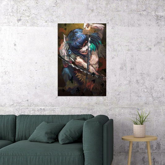 Inosuke Demon Slayer Anime Action Adventure Poster Wall Art Print Home Wall Decor - xonomax