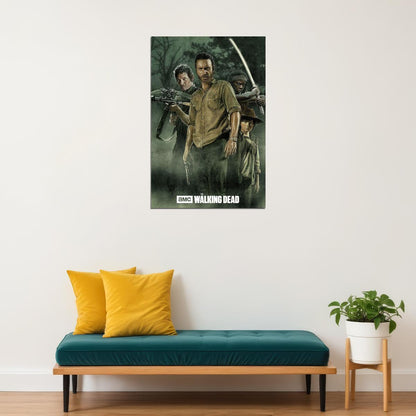 The Walking Dead Movie Characters Horror Poster Wall Art Print Home Wall Decor - xonomax