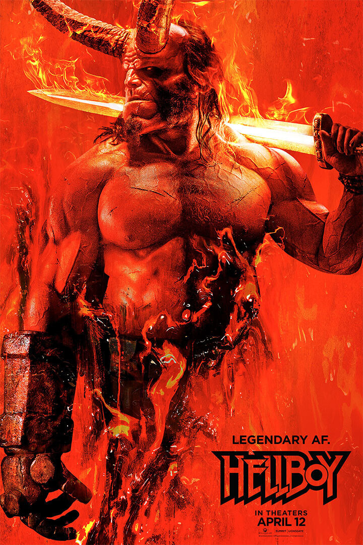Hellboy Movie Fantasy Action Adventure Poster Wall Art Print Home Wall Decor - xonomax