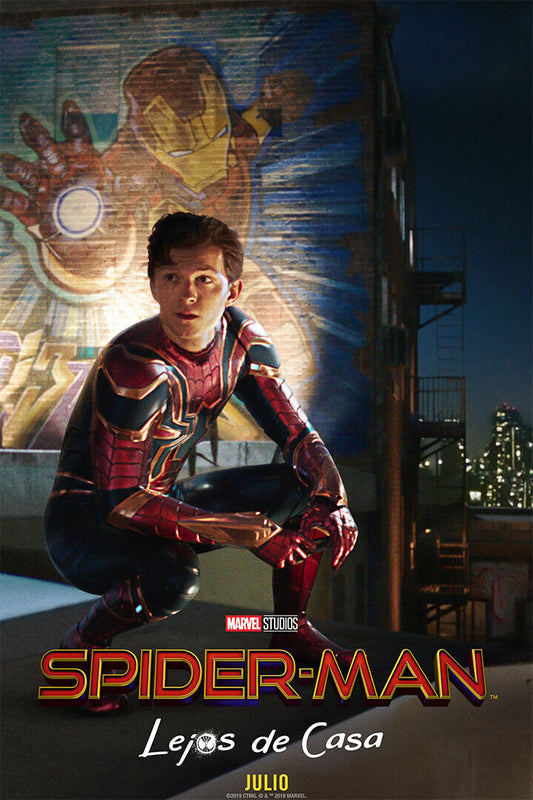 Spider Man Far From Home Movie Science Fiction Poster Wall Art Print Home Wall Decor - xonomax