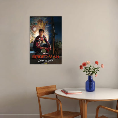 Spider Man Far From Home Movie Science Fiction Poster Wall Art Print Home Wall Decor - xonomax