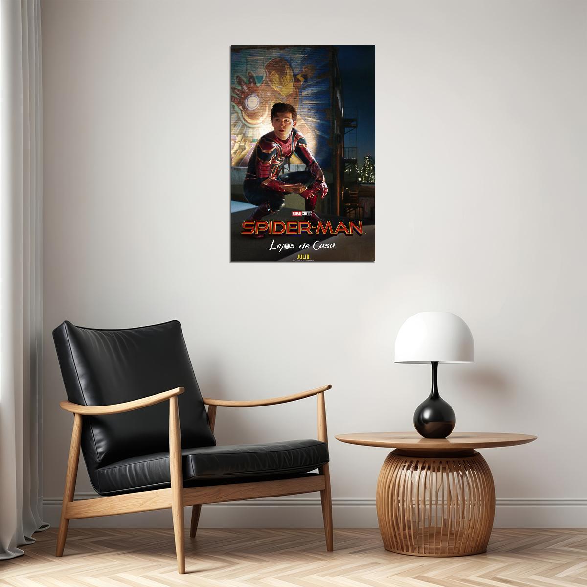 Spider Man Far From Home Movie Science Fiction Poster Wall Art Print Home Wall Decor - xonomax