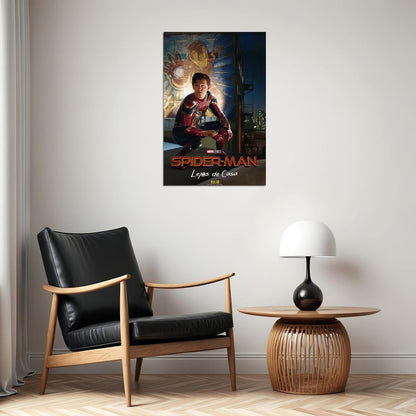 Spider Man Far From Home Movie Science Fiction Poster Wall Art Print Home Wall Decor - xonomax