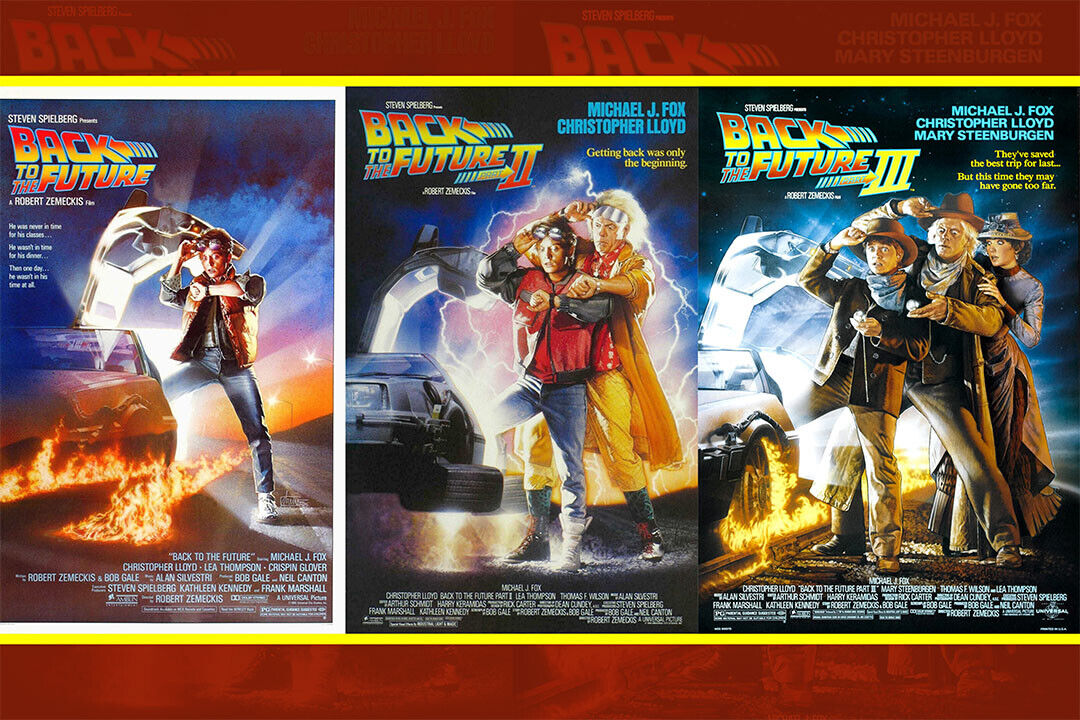 Back To The Future Movie Trilogy Science Fiction Poster Wall Art Print Home Wall Decor - xonomax