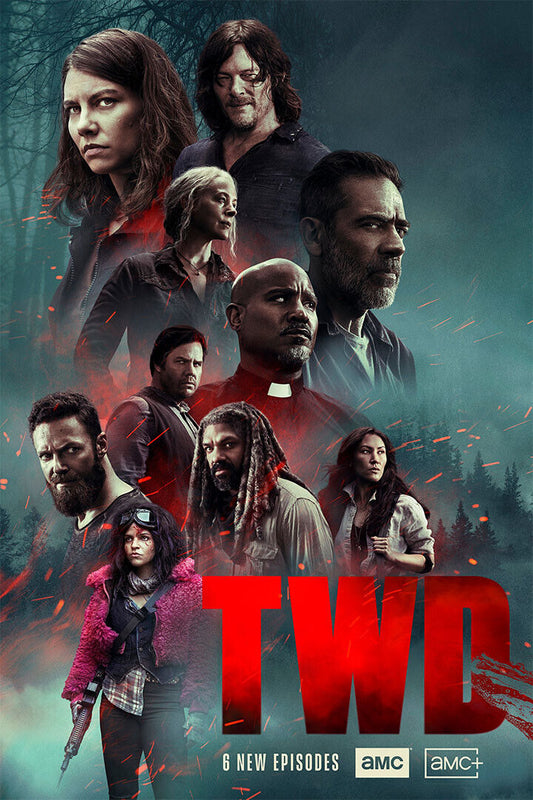 The Walking Dead Movie Characters Horror Poster Wall Art Print Home Wall Decor - xonomax