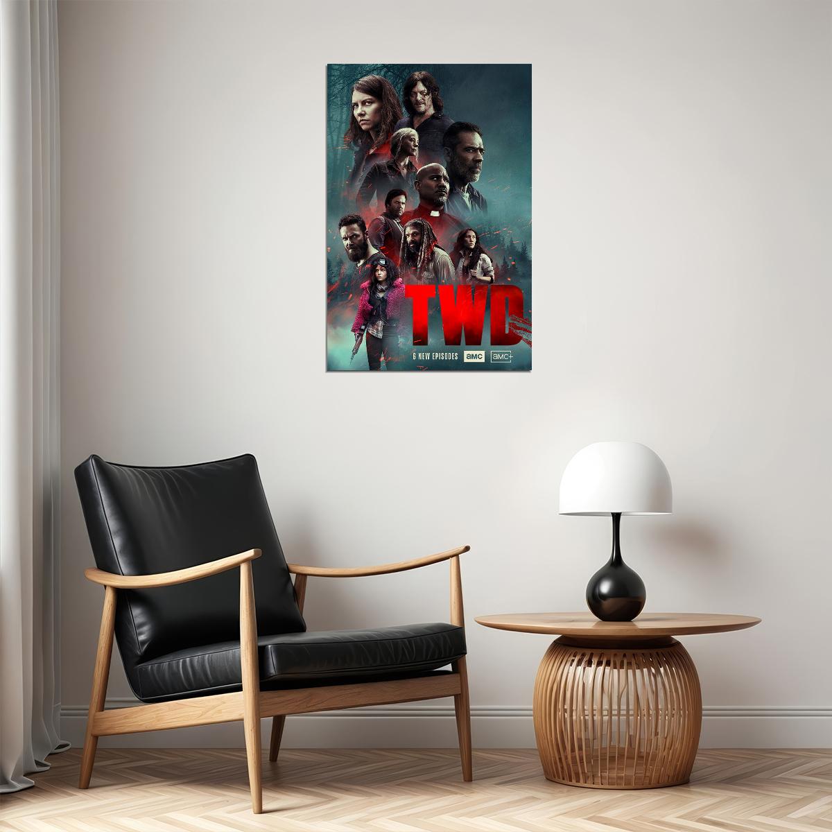 The Walking Dead Movie Characters Horror Poster Wall Art Print Home Wall Decor - xonomax