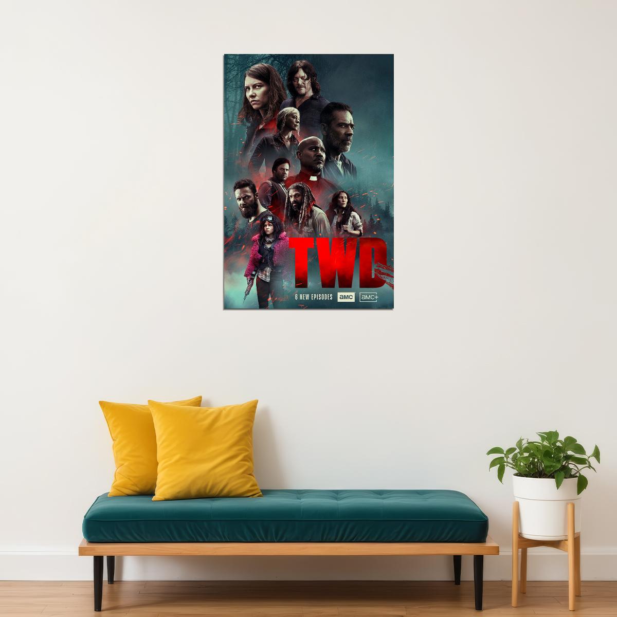 The Walking Dead Movie Characters Horror Poster Wall Art Print Home Wall Decor - xonomax