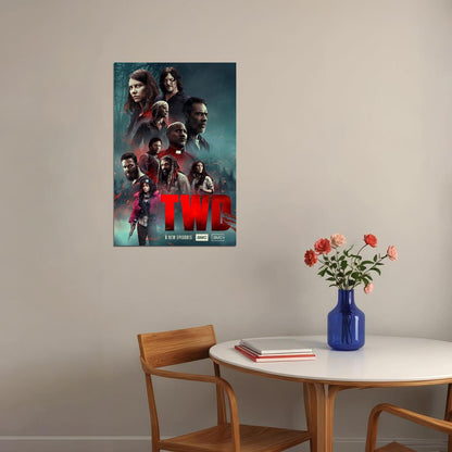 The Walking Dead Movie Characters Horror Poster Wall Art Print Home Wall Decor - xonomax