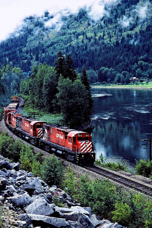 Canadian Pacific Railway Train Travel Poster Wall Art Print Home Wall Decor - xonomax