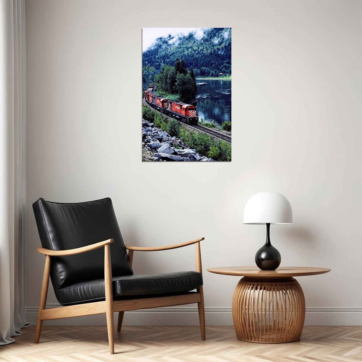 Canadian Pacific Railway Train Travel Poster Wall Art Print Home Wall Decor - xonomax