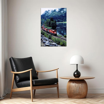 Canadian Pacific Railway Train Travel Poster Wall Art Print Home Wall Decor - xonomax