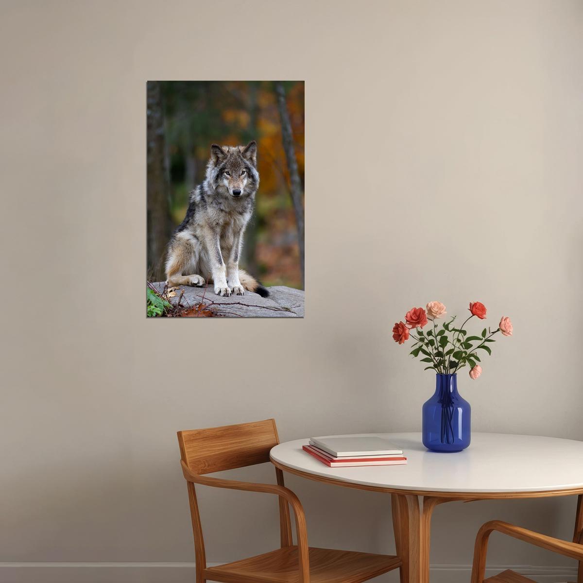 Wolf Wild Life Animal Environmental Poster Wall Art Print Home Wall Decor - xonomax