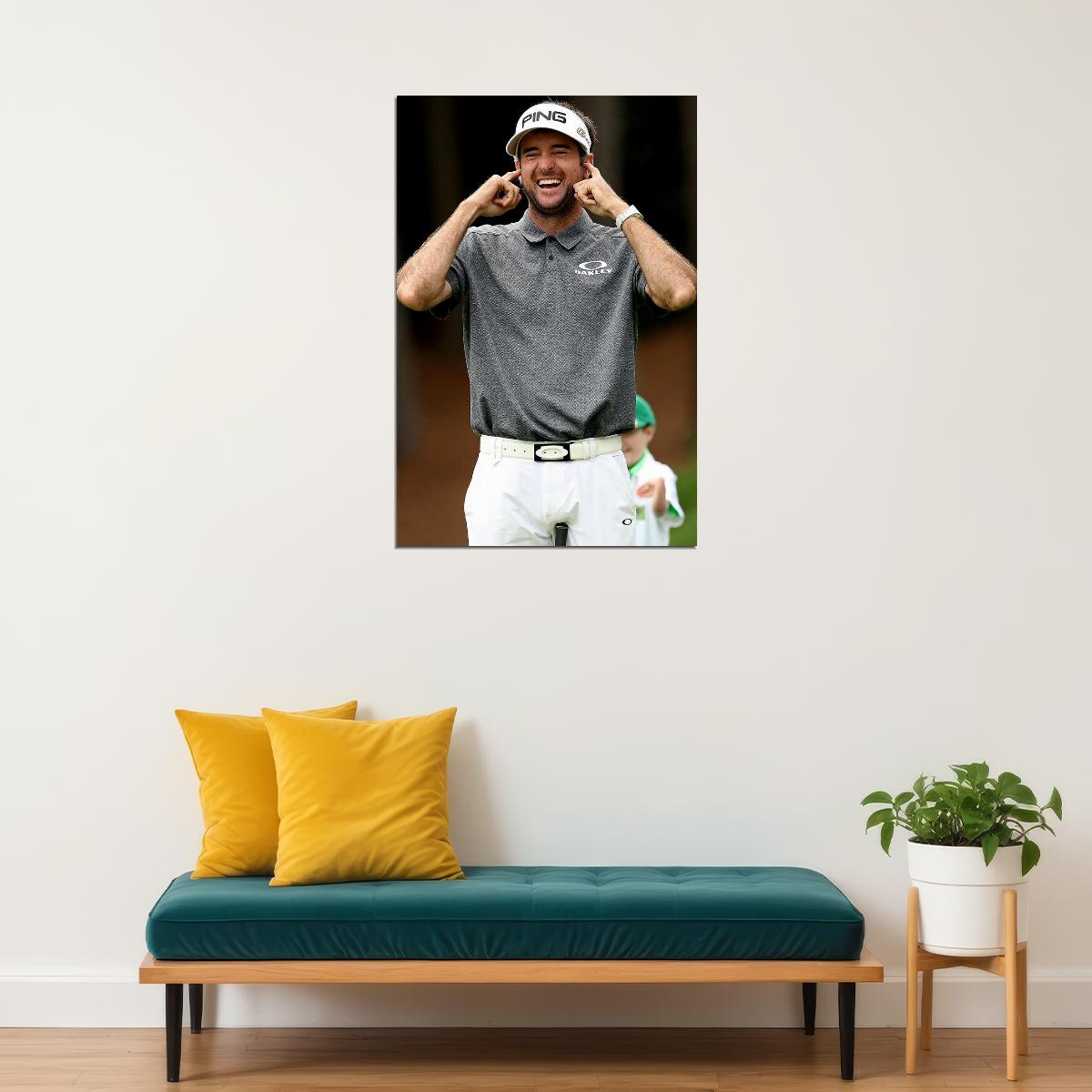 Bubba Watson Covers His Ears Laughing Poster Wall Art Print Home Wall Decor - xonomax
