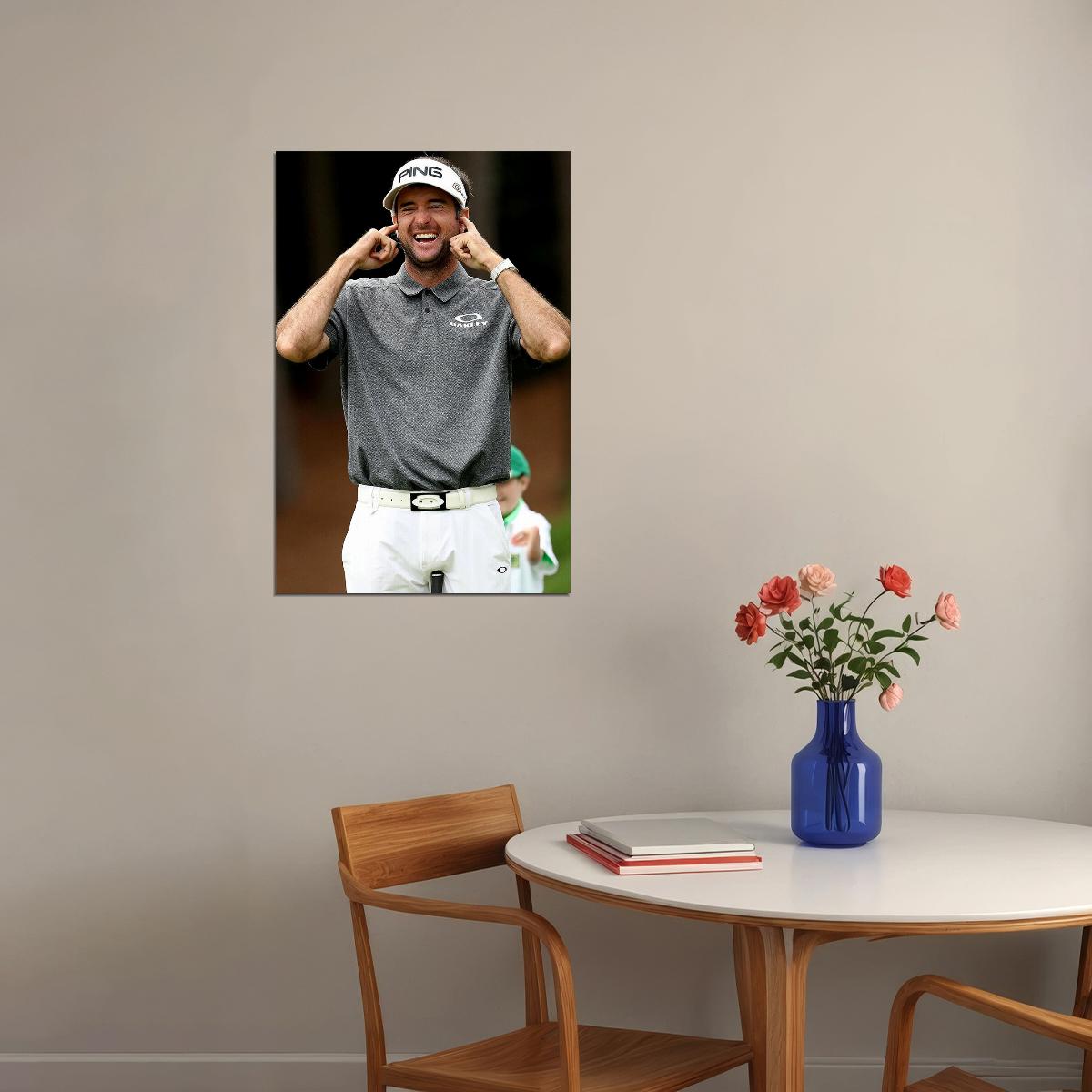 Bubba Watson Covers His Ears Laughing Poster Wall Art Print Home Wall Decor - xonomax