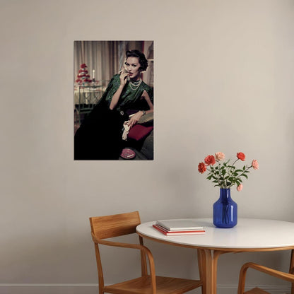 Model Sitting And Smoking Poster Wall Art Print Home Wall Decor - xonomax