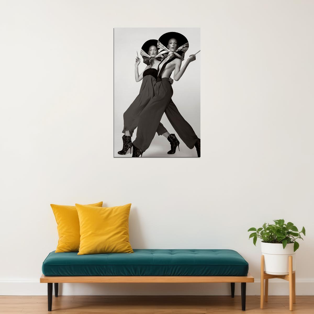 Stepping Out High Heels Fashion Women Poster Wall Art Print Home Wall Decor - xonomax