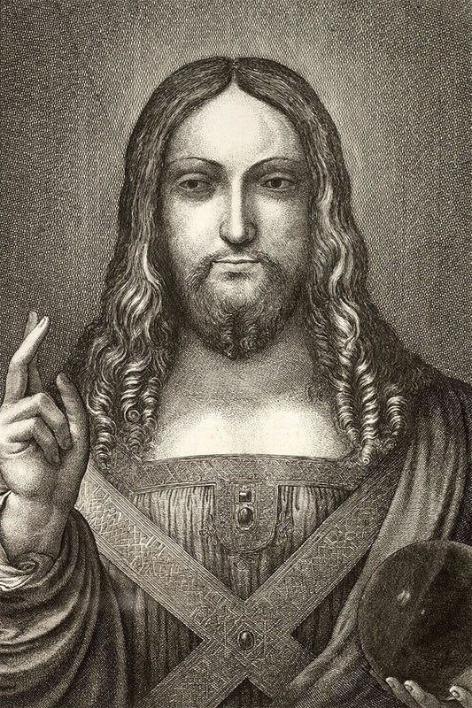 Jesus Christ Leonardo Da Vinc Old Masters Poster Wall Art Print Home Wall Decor - xonomax