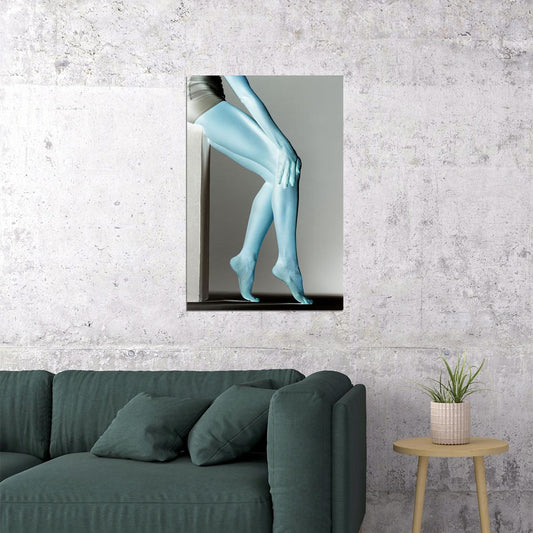 Legs' Negative Female Anatomy Poster Wall Art Print Home Wall Decor - xonomax