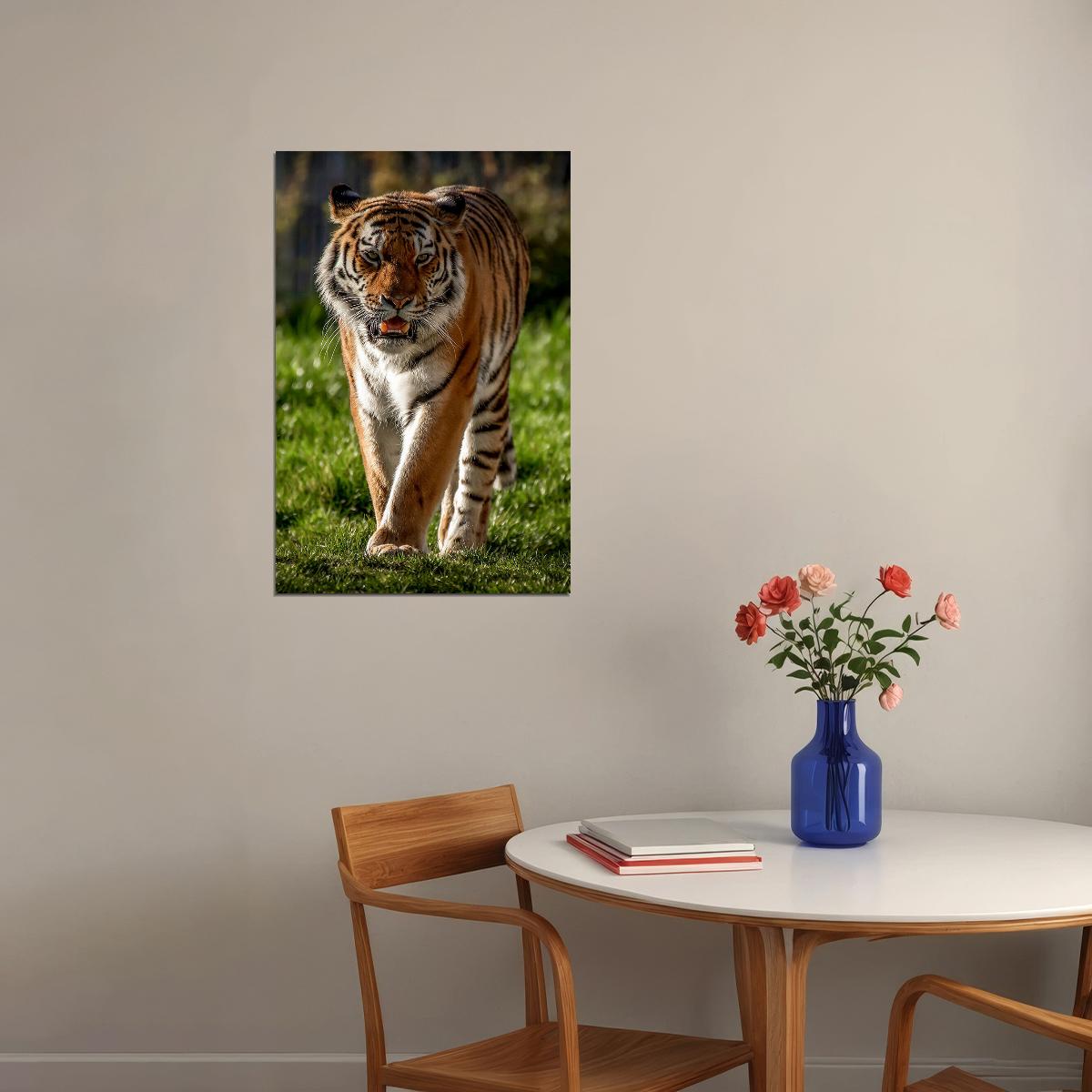 Tiger Animal Dangerous Wander Poster Wall Art Print Home Wall Decor - xonomax