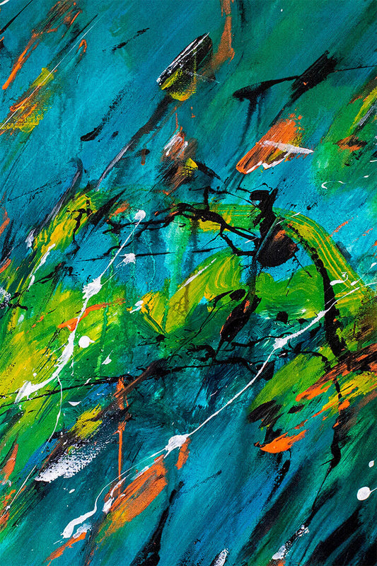 Abstract No Way Out Oil Painting Poster Wall Art Print Home Wall Decor - xonomax