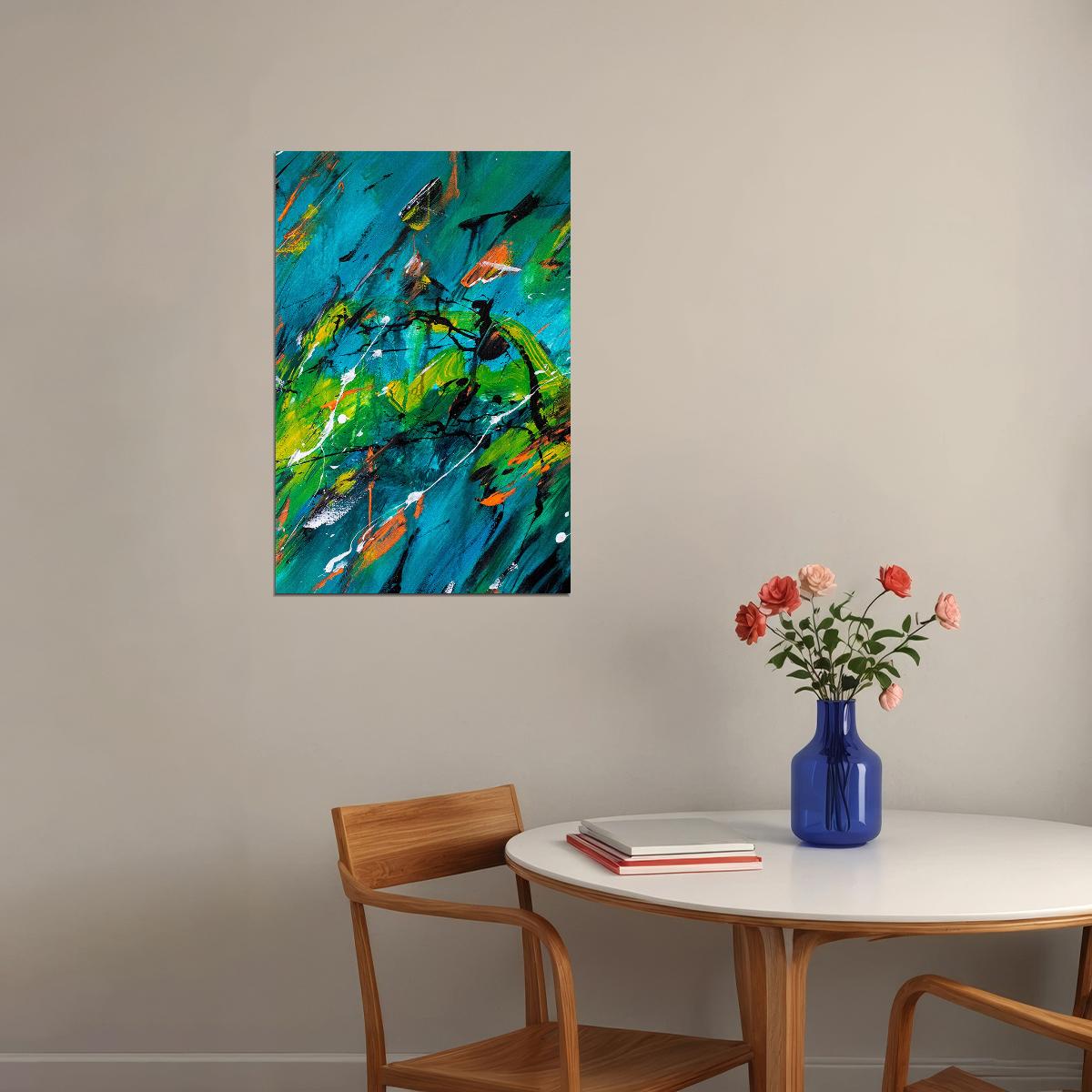 Abstract No Way Out Oil Painting Poster Wall Art Print Home Wall Decor - xonomax