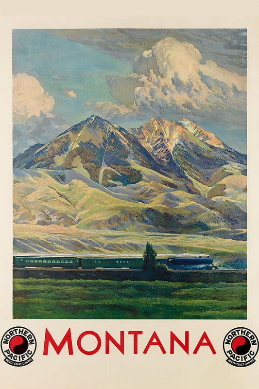 Montana State Travel See America Vintage Poster Wall Art Print Home Wall Decor - xonomax