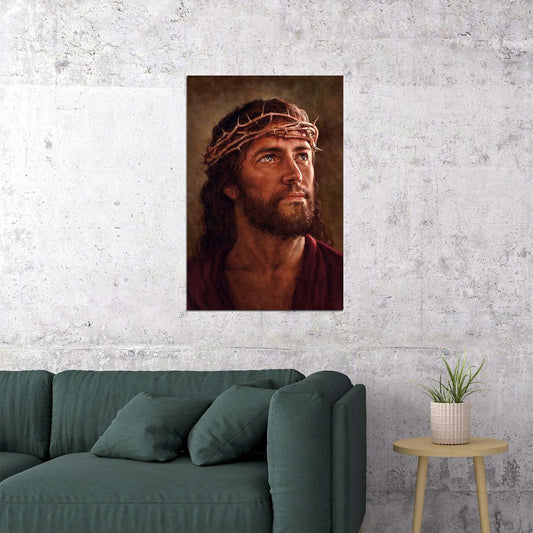 Jesus Christ Messiah Holy Person Vintage Poster Wall Art Print Home Wall Decor - xonomax
