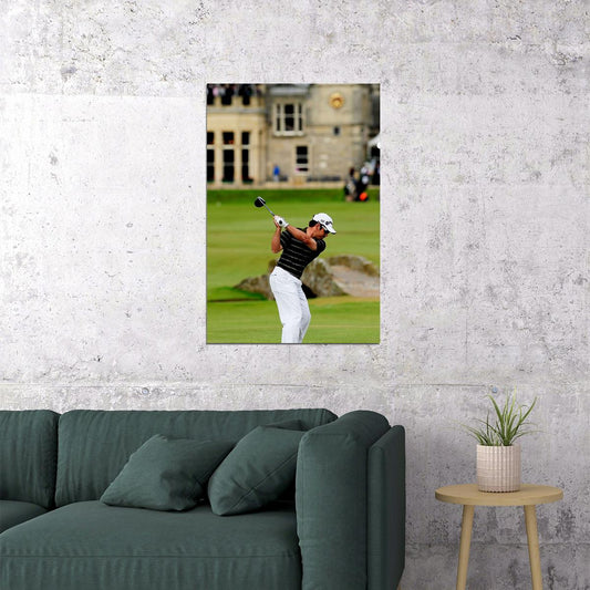 Golf 2010 British Open Match Sport Vintage Poster Wall Art Print Home Wall Decor - xonomax