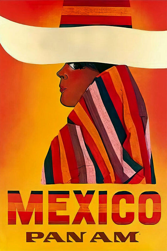 Mexico Travel Touristic Places Country Landscape Poster Wall Art Print Home Wall Decor - xonomax