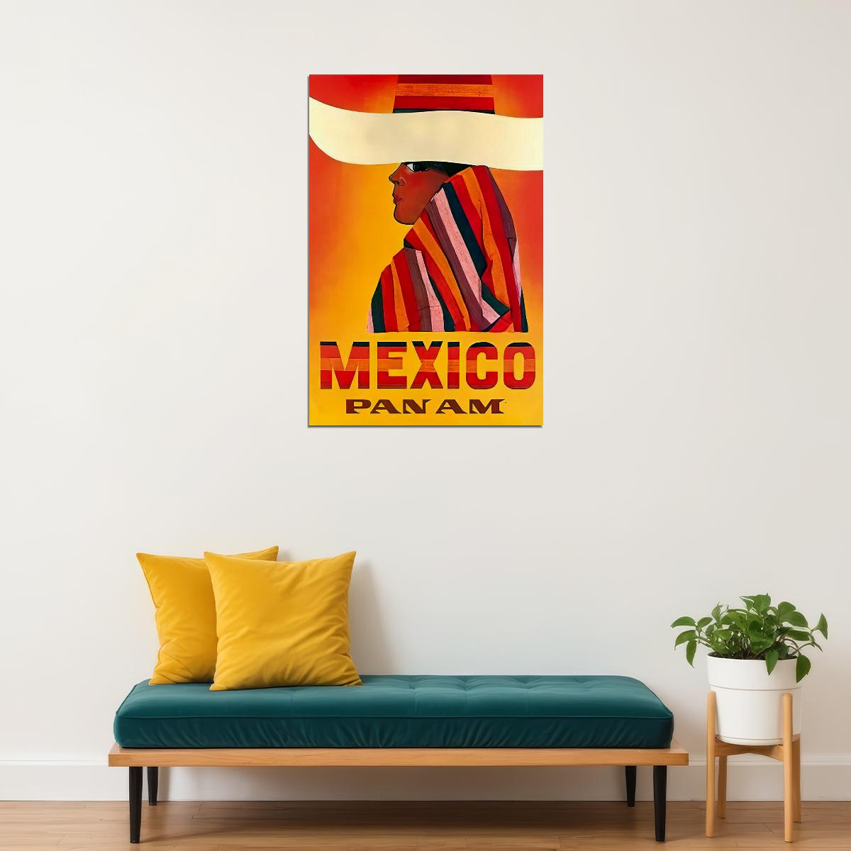Mexico Travel Touristic Places Country Landscape Poster Wall Art Print Home Wall Decor - xonomax