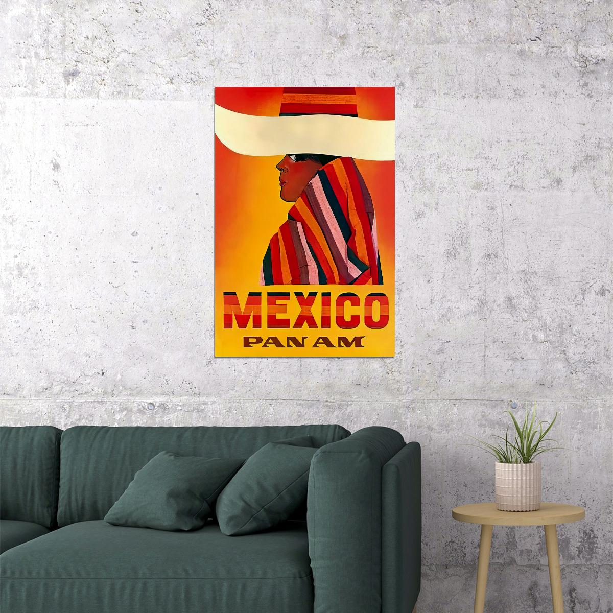 Mexico Travel Touristic Places Country Landscape Poster Wall Art Print Home Wall Decor - xonomax