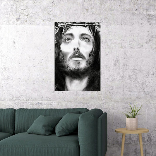 Jesus Christ Messiah Religious Image Vintage Poster Wall Art Print Home Wall Decor - xonomax