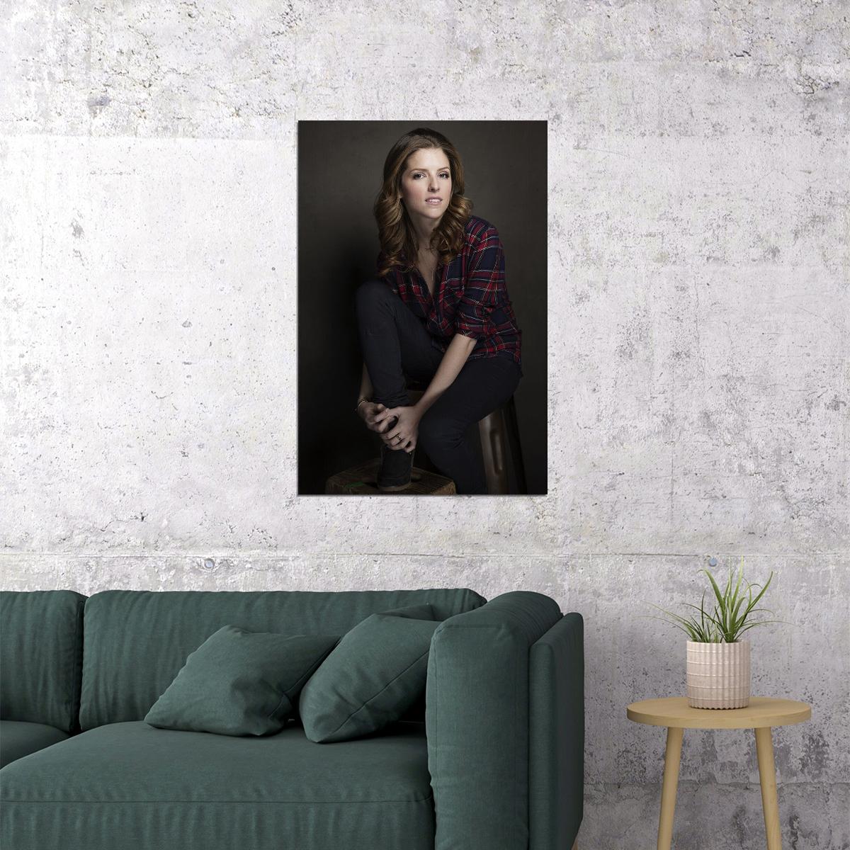 Anna Kendrick Celebrity Movie Actor Artist Poster Wall Art Print Home Wall Decor - xonomax