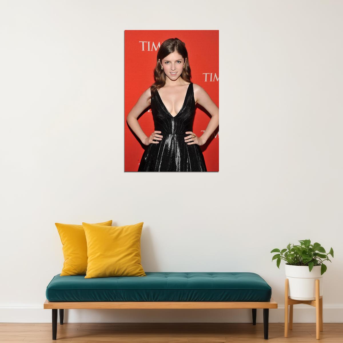 Anna Kendrick Celebrity Cinema Actress Artist Poster Wall Art Print Home Wall Decor - xonomax