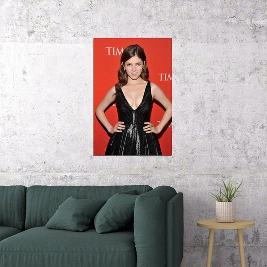 Anna Kendrick Celebrity Cinema Actress Artist Poster Wall Art Print Home Wall Decor - xonomax