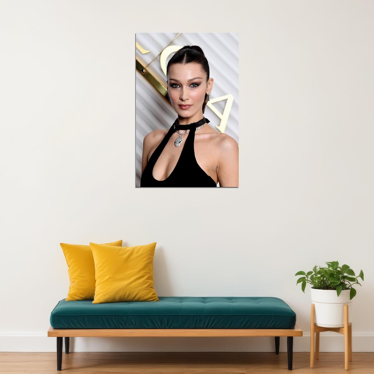 Bella Hadid Celebrity Beauty Fashion Model Poster Wall Art Print Home Wall Decor - xonomax