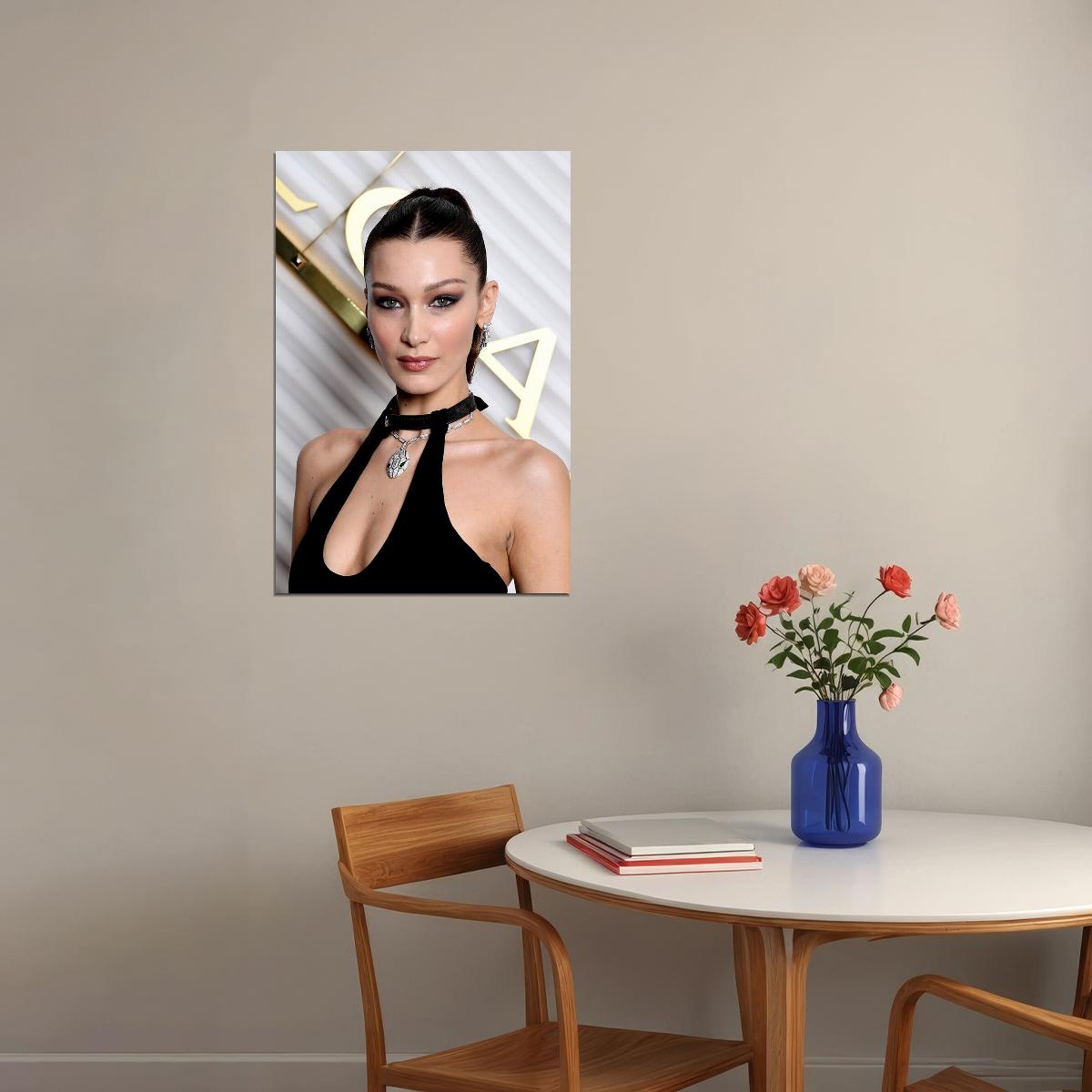 Bella Hadid Celebrity Beauty Fashion Model Poster Wall Art Print Home Wall Decor - xonomax