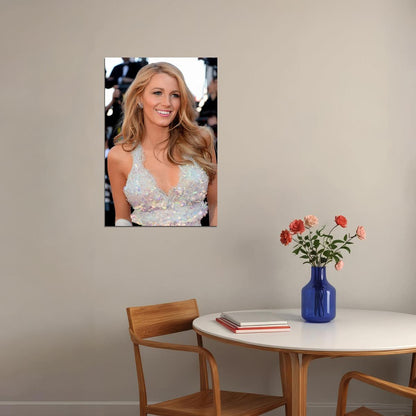 Blake Lively Celebrity Movie Actress Model Artist Poster Wall Art Print Home Wall Decor - xonomax
