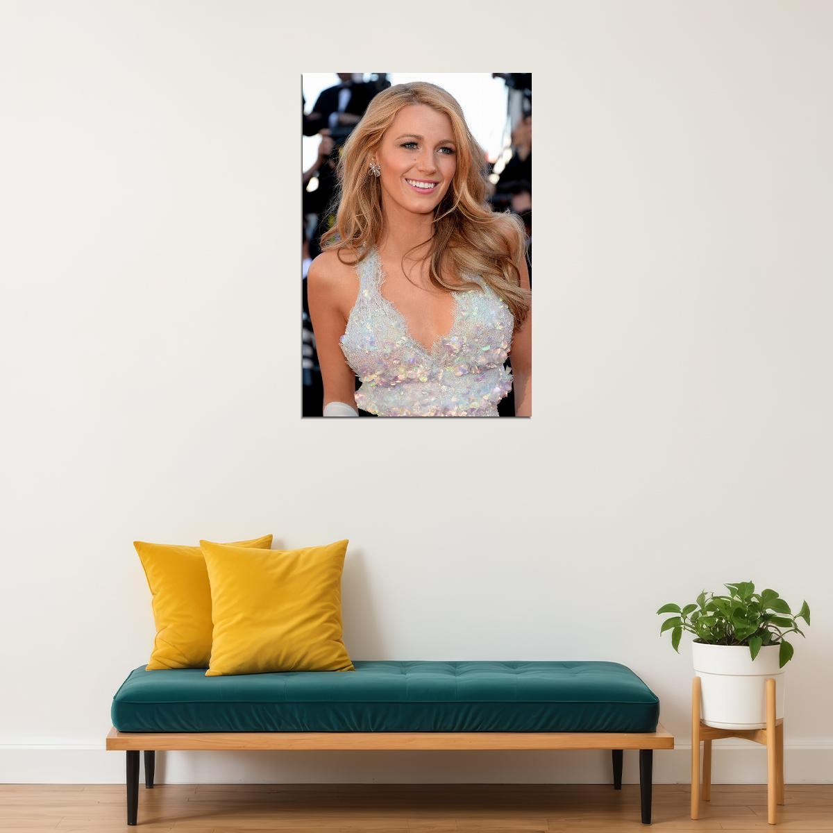Blake Lively Celebrity Movie Actress Model Artist Poster Wall Art Print Home Wall Decor - xonomax