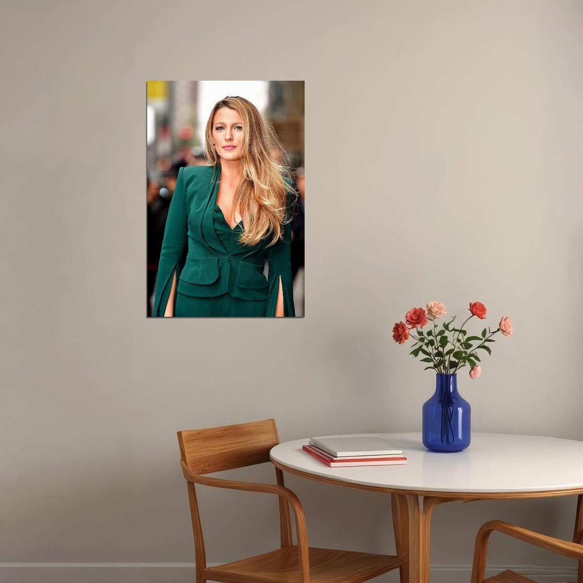 Blake Lively Cinema Actress Director Artist Poster Wall Art Print Home Wall Decor - xonomax