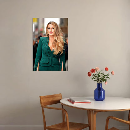 Blake Lively Cinema Actress Director Artist Poster Wall Art Print Home Wall Decor - xonomax