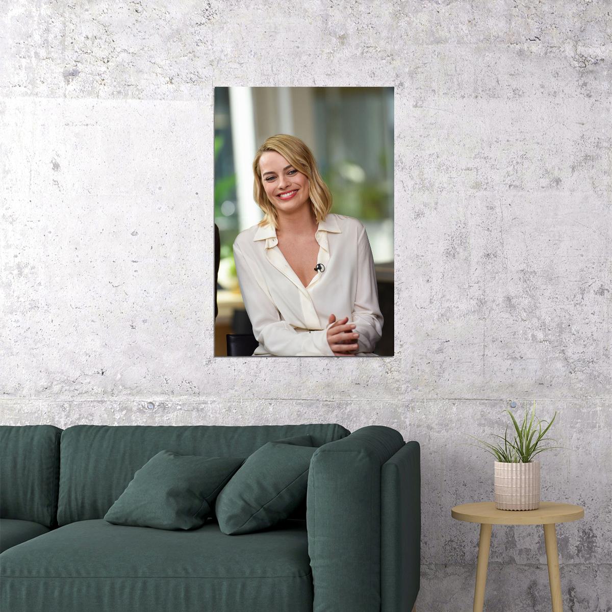 Margot Robbie Movie Actress Film Producer Poster Wall Art Print Home Wall Decor - xonomax