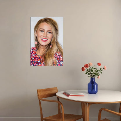 Blake Lively Celebrity Cinema Actress Lawyer Artist Poster Wall Art Print Home Wall Decor - xonomax