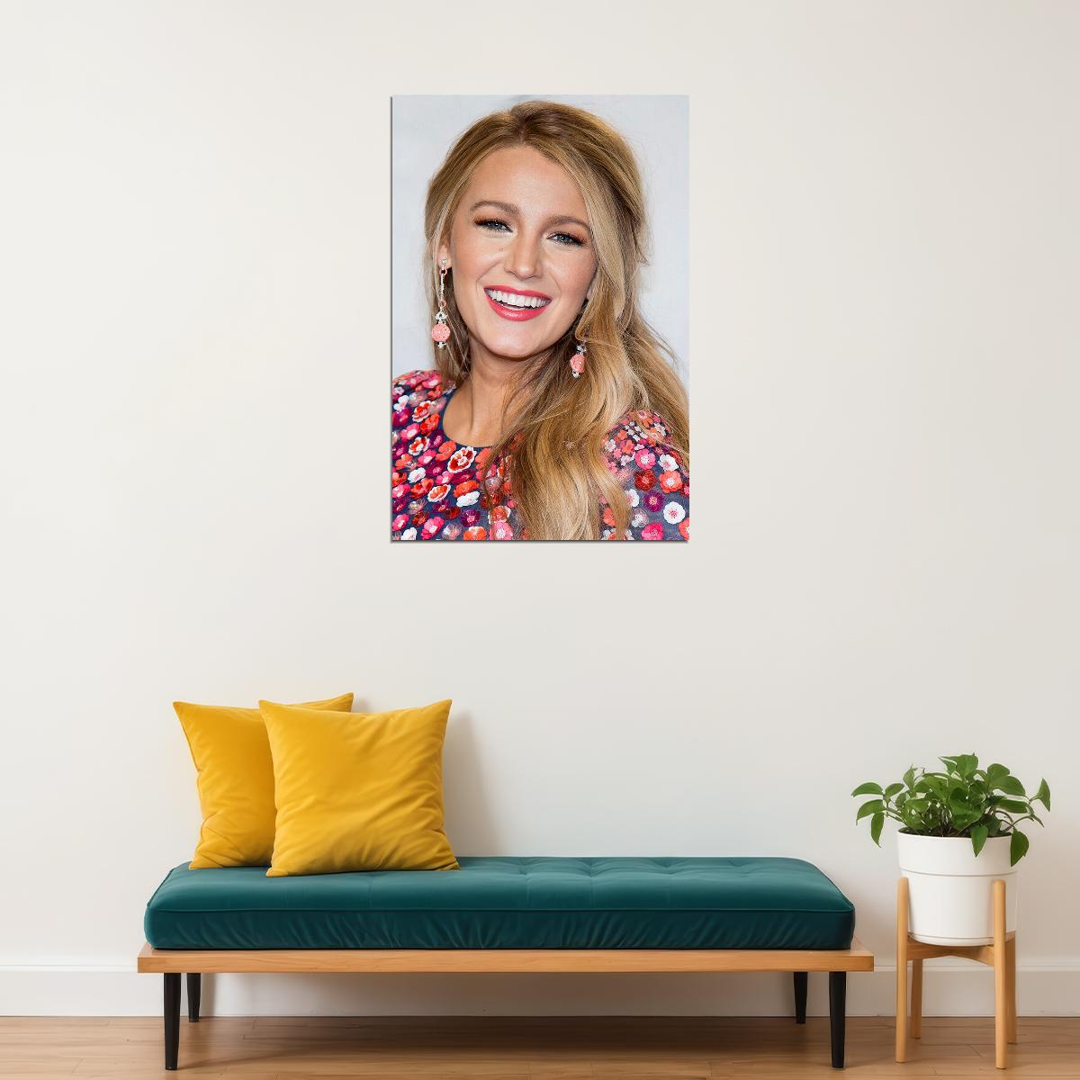 Blake Lively Celebrity Cinema Actress Lawyer Artist Poster Wall Art Print Home Wall Decor - xonomax
