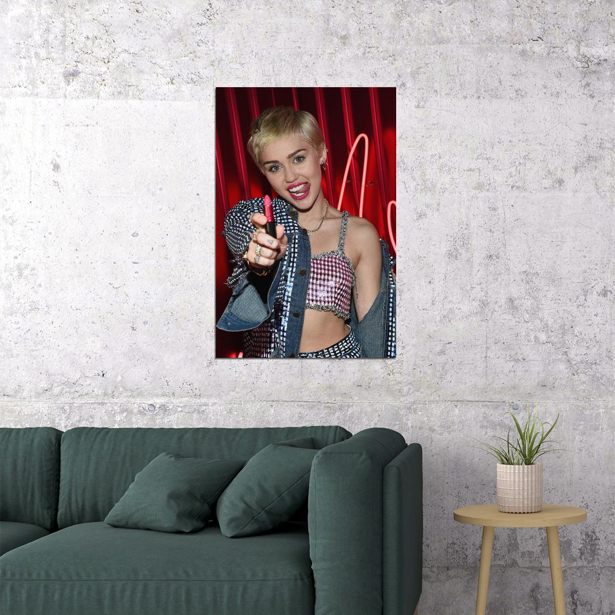 Miley Cyrus Celebrity Singer Cinema Actor Poster Wall Art Print Home Wall Decor - xonomax