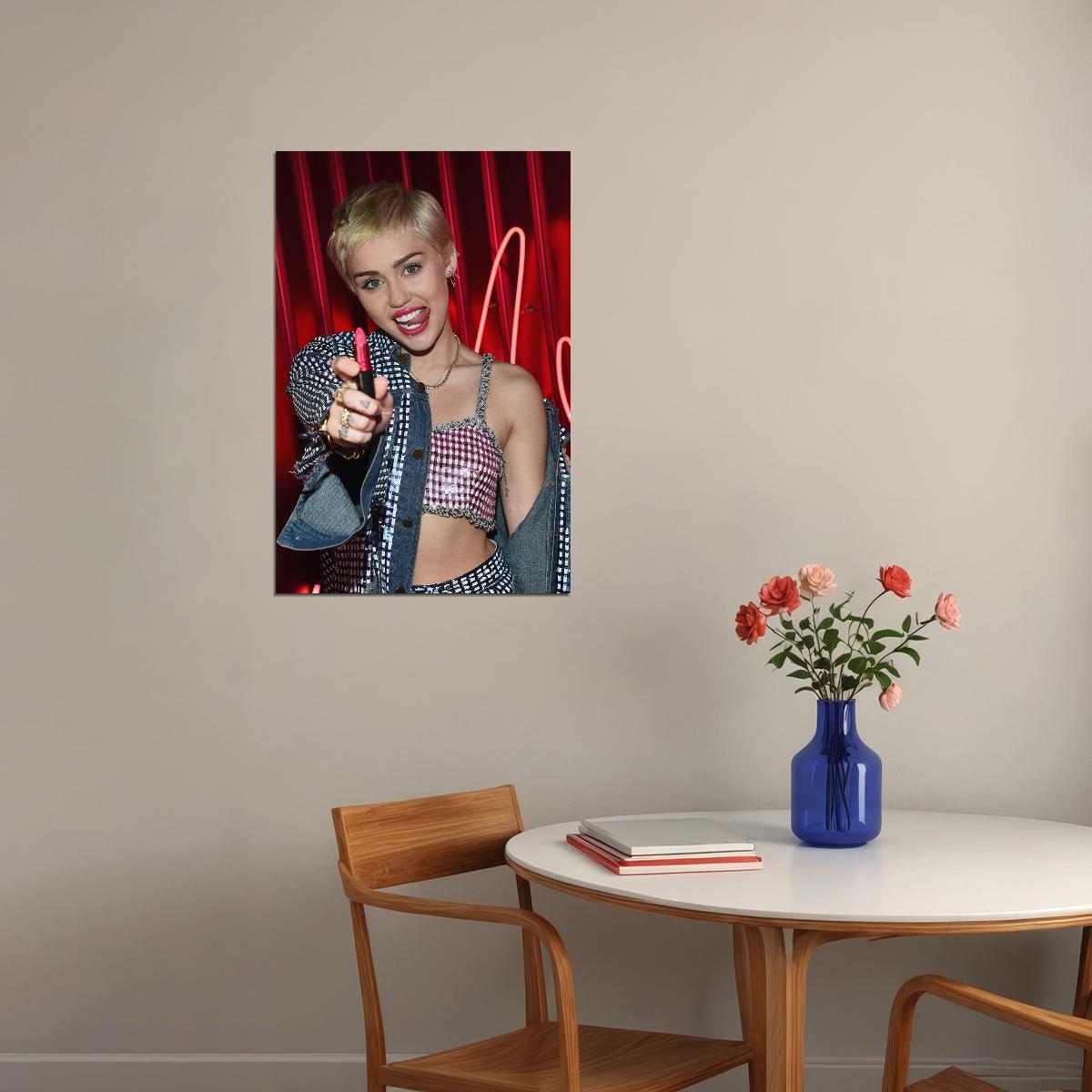 Miley Cyrus Celebrity Singer Cinema Actor Poster Wall Art Print Home Wall Decor - xonomax