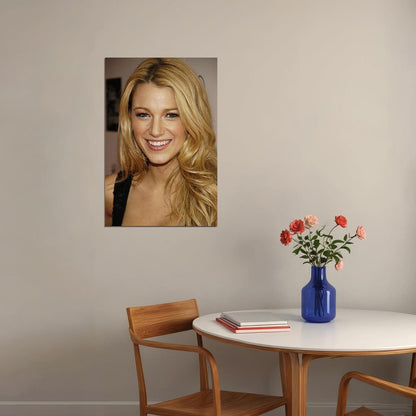 Blake Lively Celebrity Cinema Actor Lawyer Artist Poster Wall Art Print Home Wall Decor - xonomax