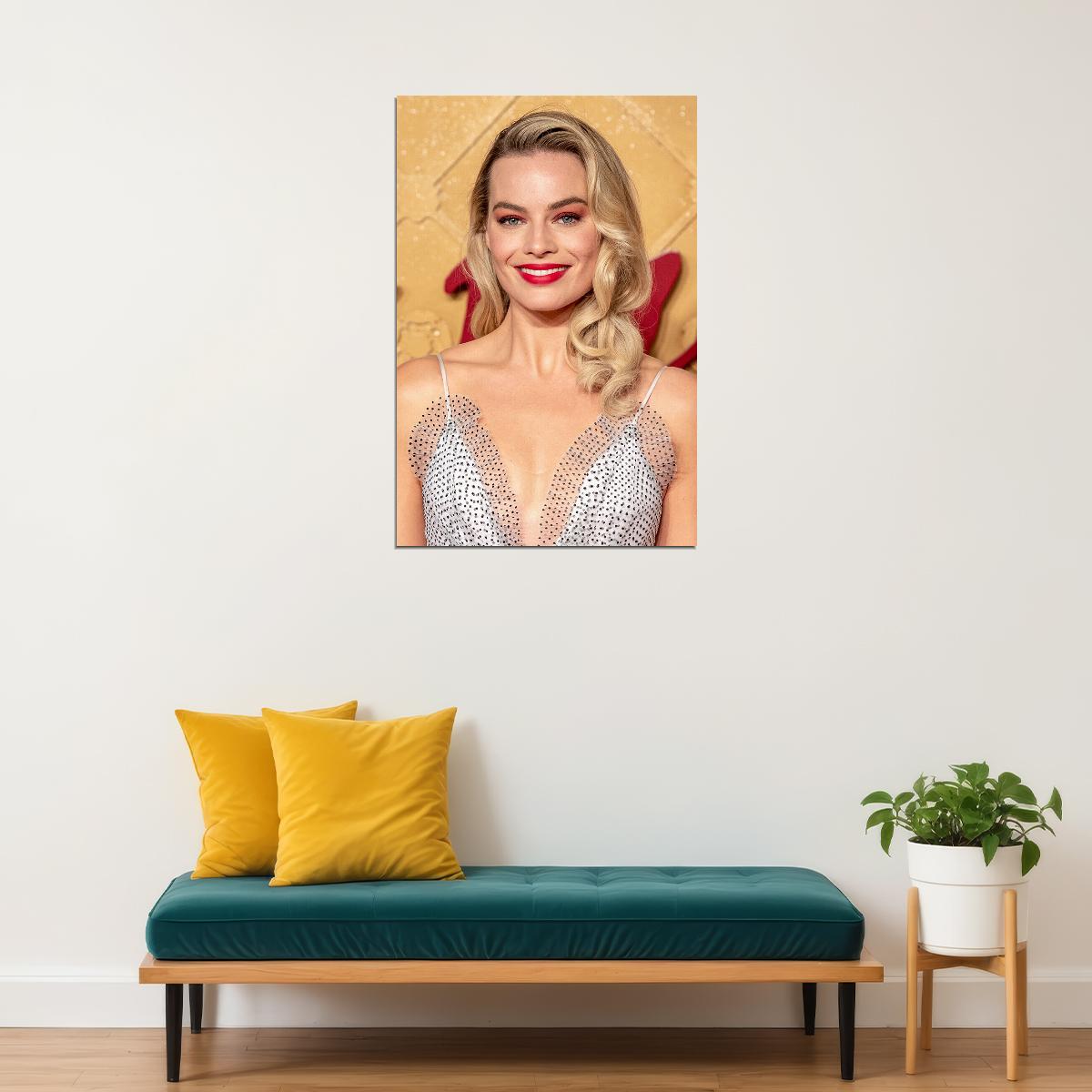 Margot Robbie Cinema Actor Film Producer Poster Wall Art Print Home Wall Decor - xonomax