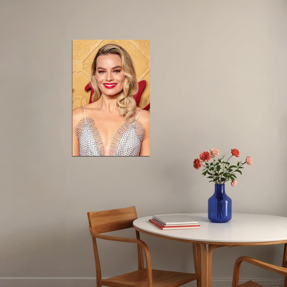 Margot Robbie Cinema Actor Film Producer Poster Wall Art Print Home Wall Decor - xonomax